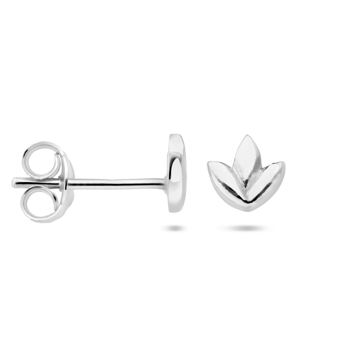Zilver Gerhodineerd Oorknoppen Blad 1336354 - PansiteNederland.nl