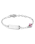 Zilveren graveerarmband klaver plaat 5,0 mm 11 + 2 cm 1336381