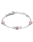 Zilver Gerhodineerd Armband Klavertjes 11 + 2 Cm 1336391 - PansiteNederland.nl
