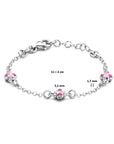 Zilver Gerhodineerd Armband Klavertjes 11 + 2 Cm 1336391 - PansiteNederland.nl