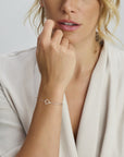 Zilveren Armband Hart en Infinity 16 + 3 cm - Gerhodineerd met Karabijnsluiting - 1336396