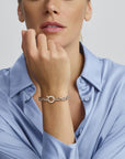 Zilver Gerhodineerd Armband Marine Met Groot Springslot 7,1 Mm 19 Cm 1336494 - PansiteNederland.nl
