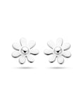 Zilver Gerhodineerd Oorknoppen Bloem 1336599 - PansiteNederland.nl