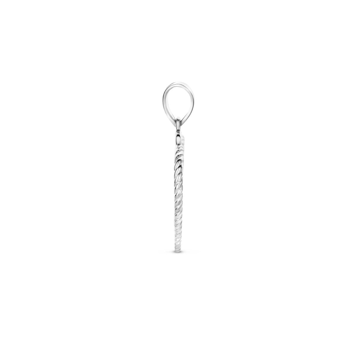zilver gerhodineerd hanger hart en muzieknoot 1336625 - PansiteNederland.nl