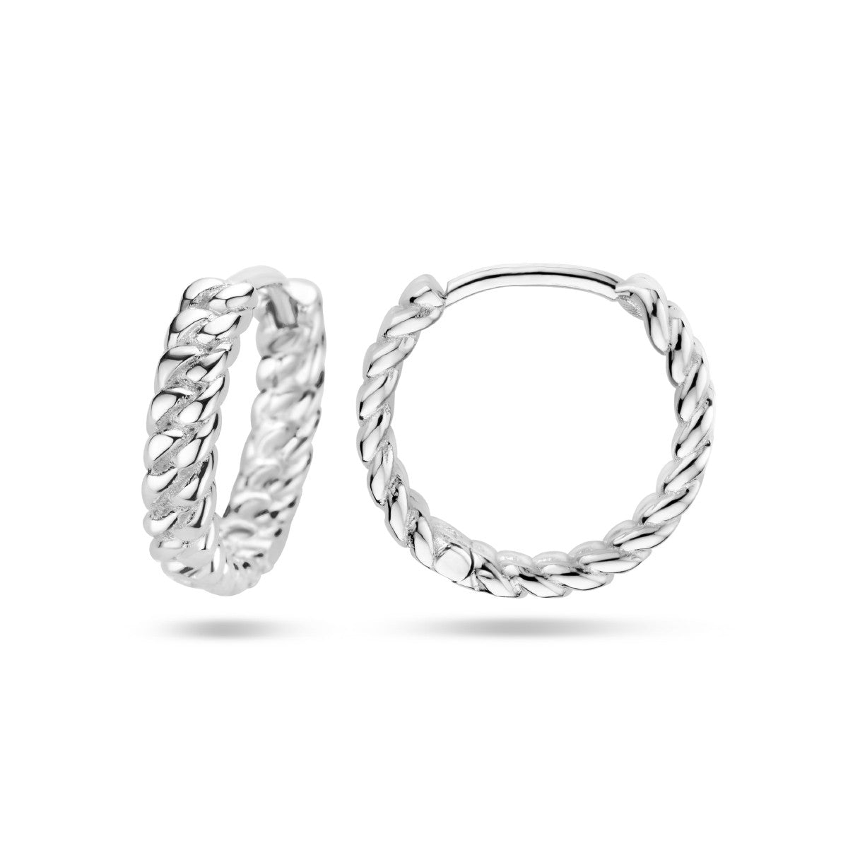 Zilver Gerhodineerd Klapoorringen 1336630 - PansiteNederland.nl