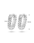 Zilver Gerhodineerd Klapoorringen 1336630 - PansiteNederland.nl