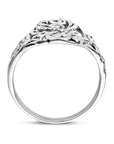 Gerhodineerd Zilver Ring Filigrain 1336695 - PansiteNederland.nl