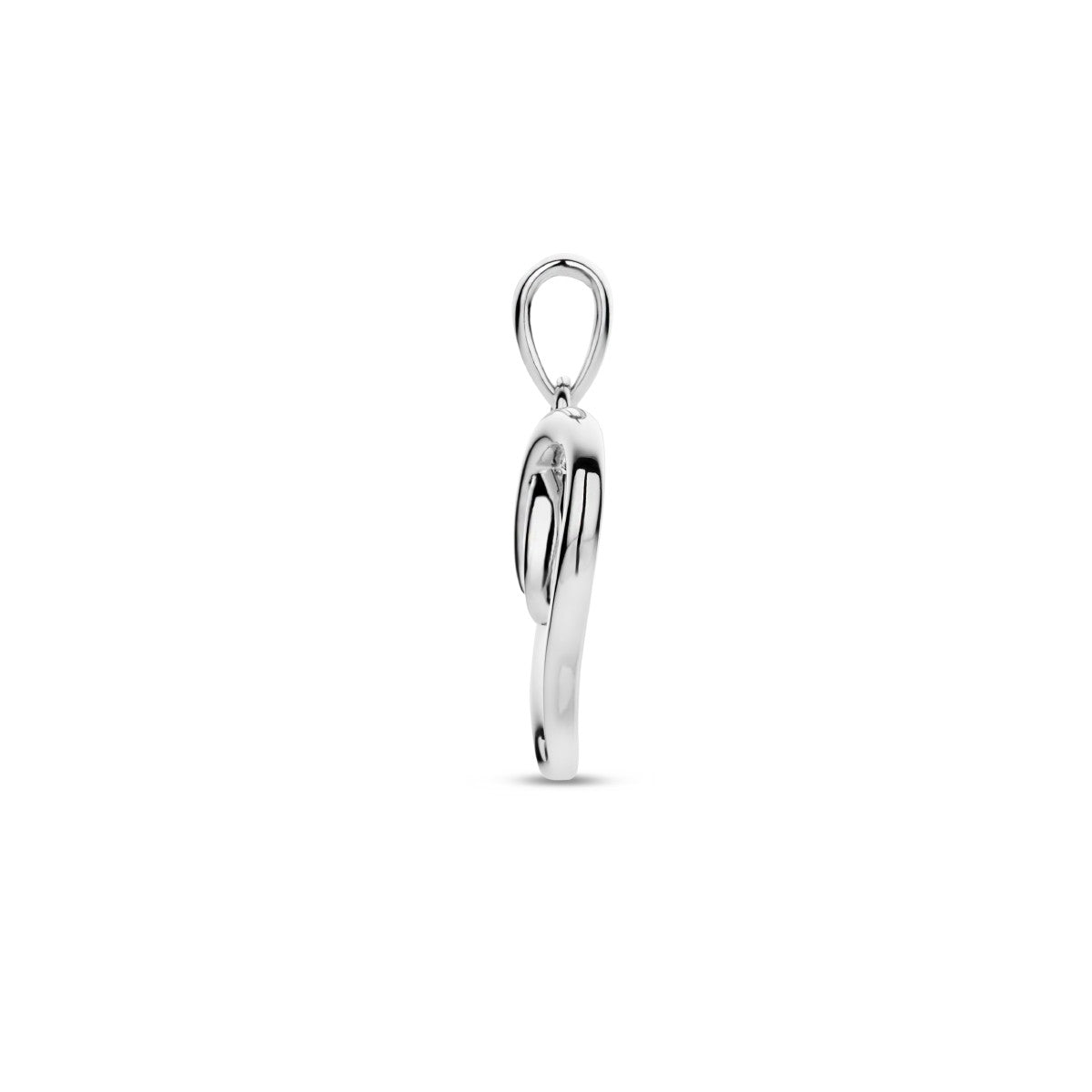 zilver gerhodineerd hanger hart zirkonia 1336705 - PansiteNederland.nl