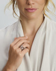 Gerhodineerd Zilver Ring Bladeren 1336769