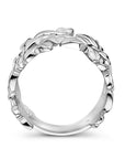 Gerhodineerd Zilver Ring Bladeren 1336769