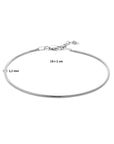 Zilver Gerhodineerd Slang Rond 1,2 mm 1336848 - PansiteNederland.nl