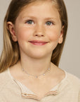 zilver gerhodineerd collier hartjes 36 + 4 cm 1336853