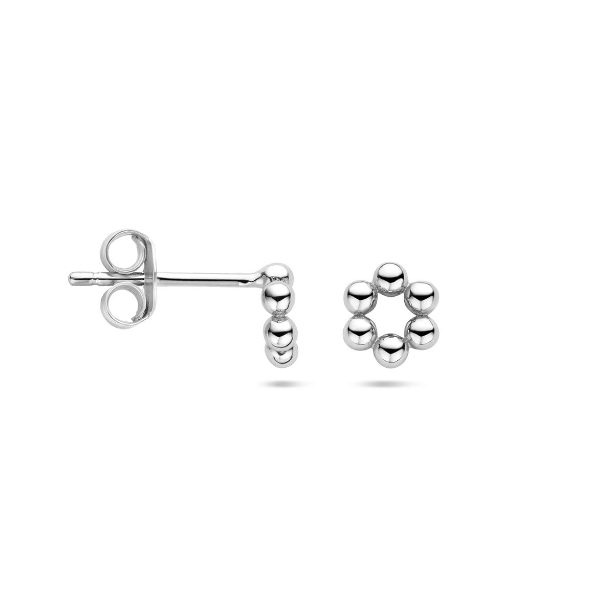 Zilver Gerhodineerd Oorknoppen Bolletjes 1336855 - PansiteNederland.nl