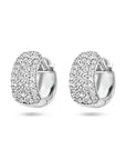 Zilver Gerhodineerd Klapoorringen Zirkonia 1336943 - PansiteNederland.nl