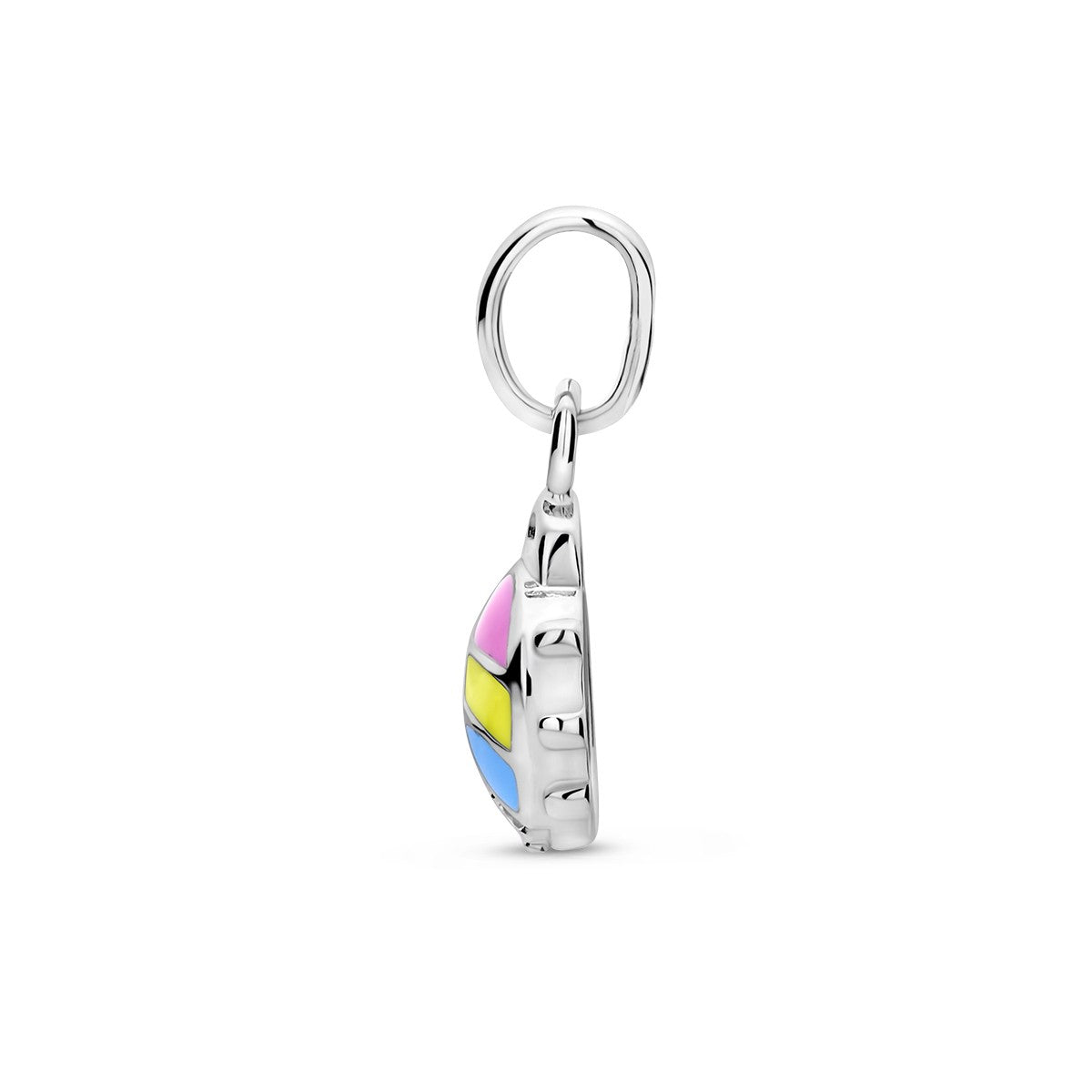 zilver gerhodineerd hanger lieveheersbeestje zirkonia 1336978 - PansiteNederland.nl