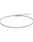 Zilver Gerhodineerd Armband Gourmette 4-Zijdes Geslepen 1,4 Mm 19 + 2 Cm (Heren Lengte) 1337021 - PansiteNederland.nl