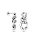 Zilver Gerhodineerd Oorhangers Schakel 1337025 - PansiteNederland.nl