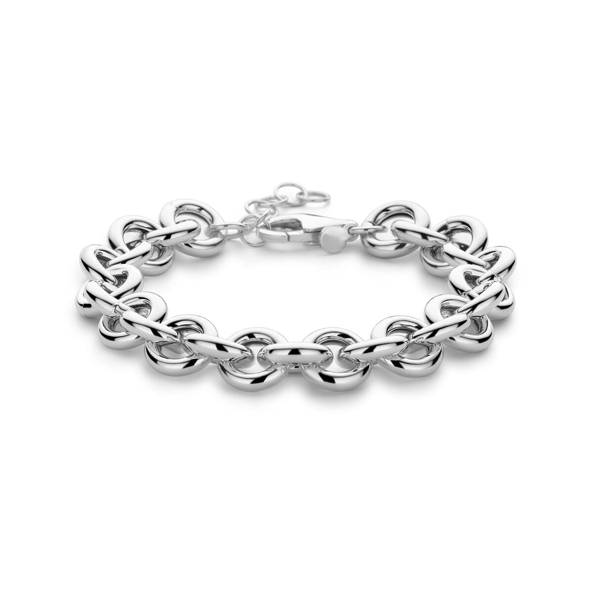 Zilveren armband 12 mm 17 + 3 cm 1337036 - PansiteNederland.nl