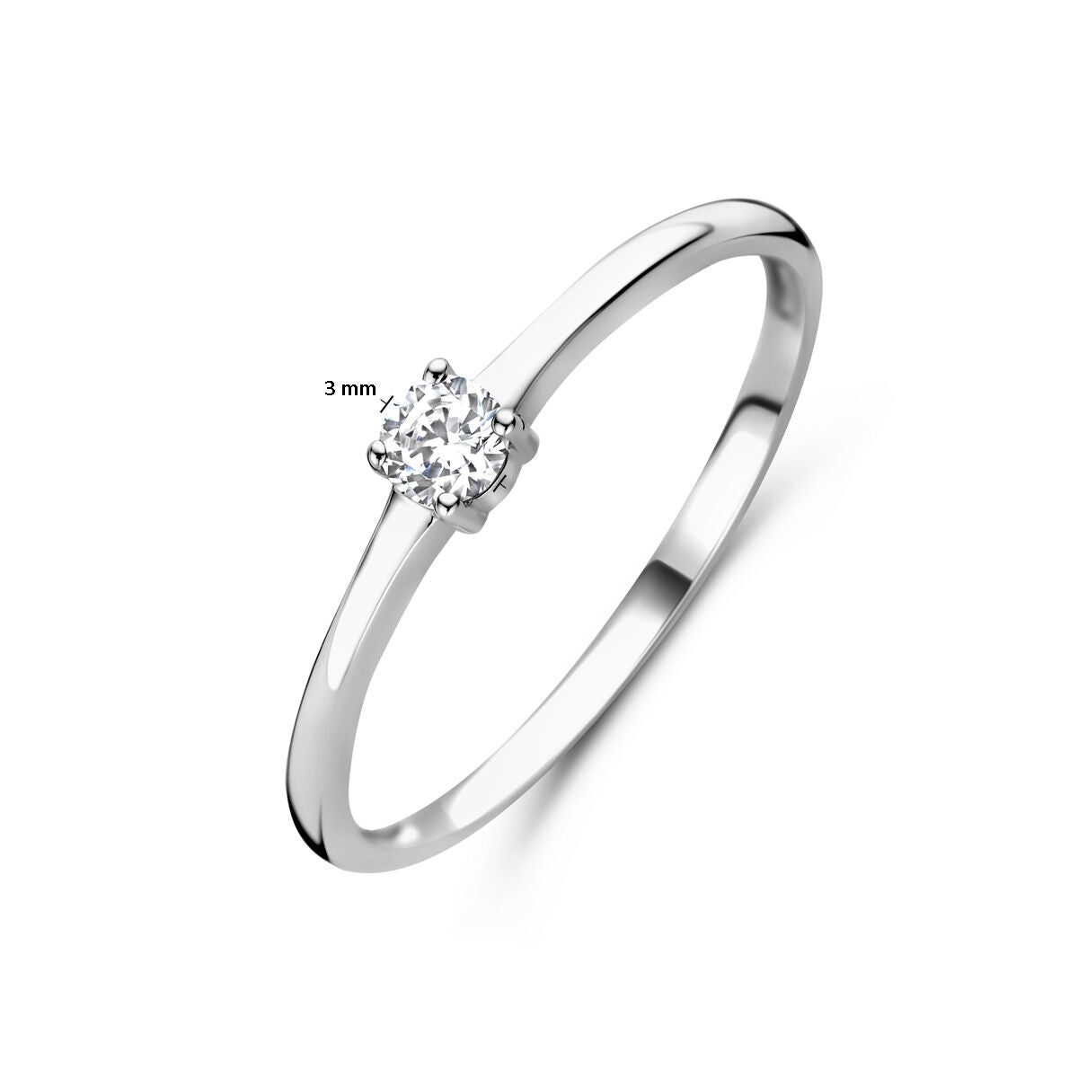Gerhodineerd Zilver Ring Met Geboortesteen Cz April 1337060 - PansiteNederland.nl