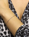 Zilver Gerhodineerd Armband Paperclip Platte Buis 2,4 Mm 16 + 3 Cm 1337165 - PansiteNederland.nl