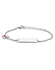 Zilver Gerhodineerd Graveerarmband Beer En Hart Plaat 4,5 Mm 11 + 2 Cm 1337640 - PansiteNederland.nl