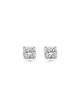 Zilver Gerhodineerd Oorknoppen Zirkonia 1337664 - PansiteNederland.nl