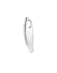 Zilver Gerhodineerd Hanger Zirkonia Gescratcht 17 x 8,5 mm 1337835 - PansiteNederland.nl
