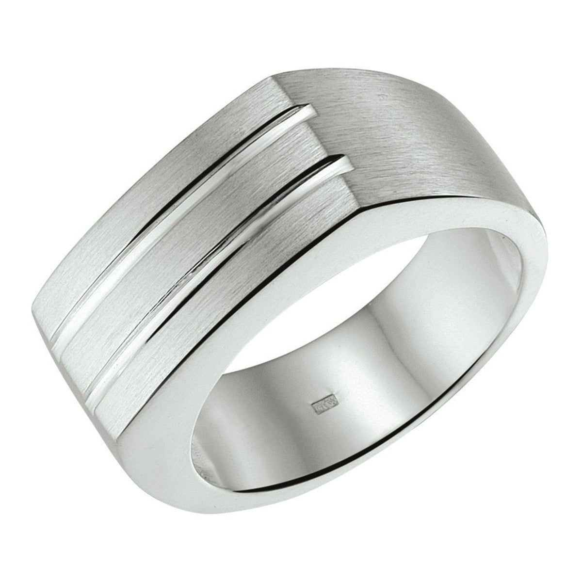 Gerhodineerd Zilver Ring Poli/Mat 1337929 - PansiteNederland.nl