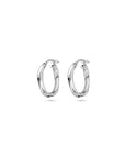 Zilver Gerhodineerd Oorringen Gedraaid 2,0 MM 1337954 - PansiteNederland.nl
