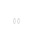 Zilver Gerhodineerd Oorringen Ronde Buis 1,5 MM 1338028 - PansiteNederland.nl