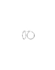 Zilver Gerhodineerd Oorringen Ronde Buis 1,5 MM 1338028 - PansiteNederland.nl