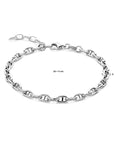 Zilver Gerhodineerd Armband Marine Ronde Buis 4,0 Mm 16 + 3 Cm 1338041 - PansiteNederland.nl