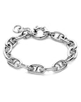 Zilver Gerhodineerd Armband Marine 8,6 Mm 17 + 2,5 Cm Met Groot Springslot 1338044