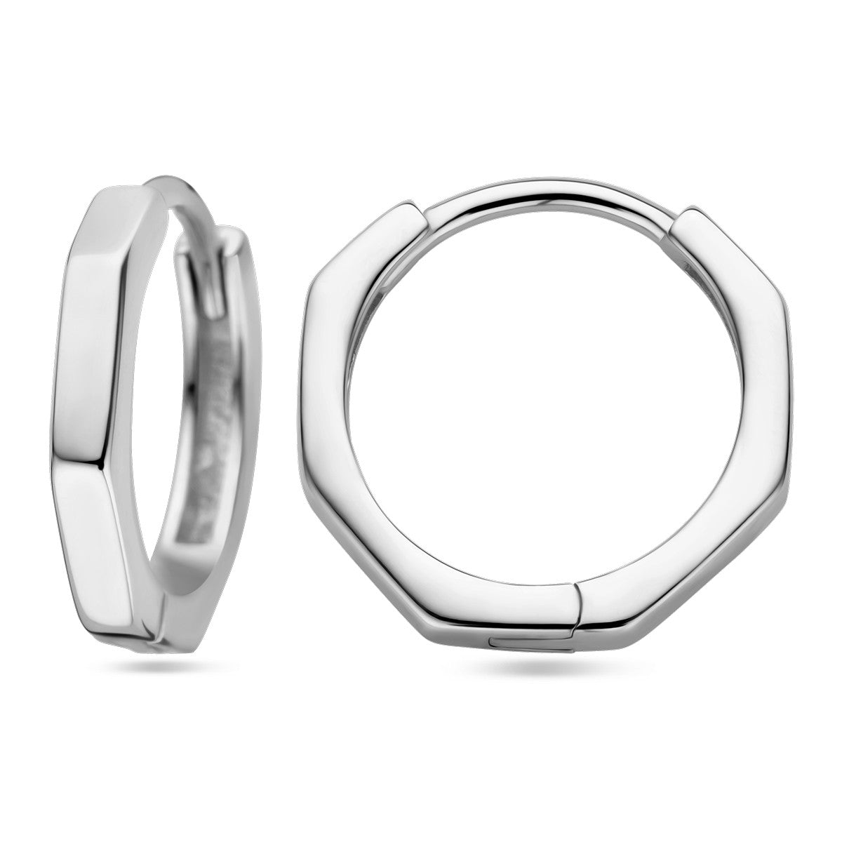 Zilver Gerhodineerd Klapoorringen 1338051 - PansiteNederland.nl