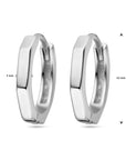 Zilver Gerhodineerd Klapoorringen 1338051 - PansiteNederland.nl