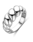Gerhodineerd Zilver Ring Gedraaid 1338071 - PansiteNederland.nl