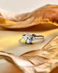 Gerhodineerd Zilver Ring Trilogie Met Zirkonia 1338076 - PansiteNederland.nl