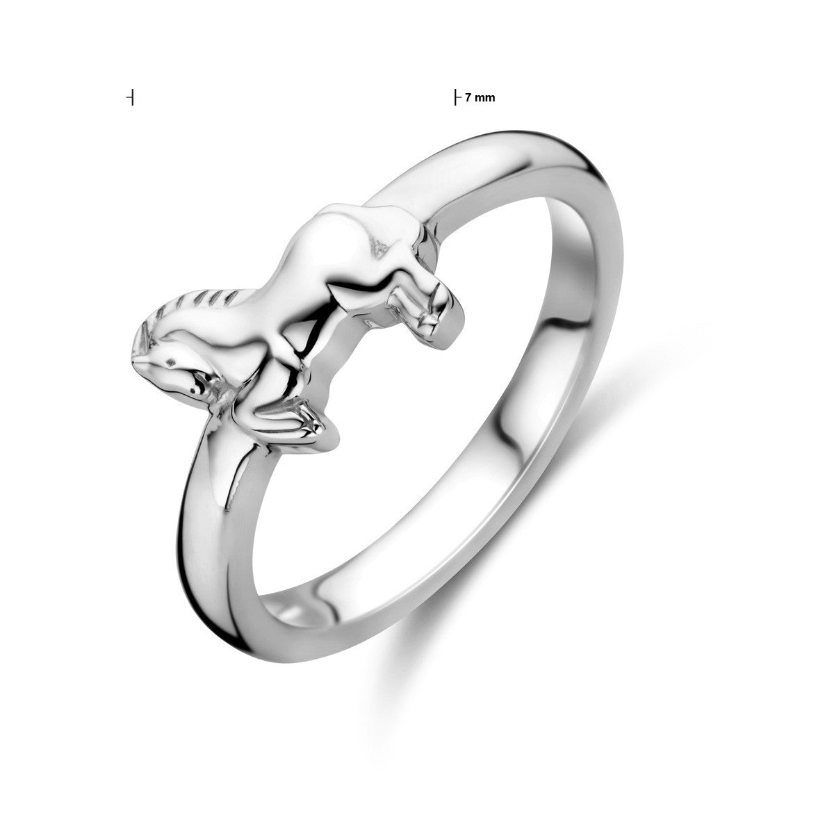 Gerhodineerd Zilver Ring Paard 1338099 - PansiteNederland.nl
