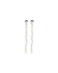 Zilver Gerhodineerd Oorhangers Parel Barok 1338138 - PansiteNederland.nl
