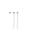 Zilver Gerhodineerd Oorhangers Parel Barok 1338138 - PansiteNederland.nl
