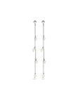 Zilver Gerhodineerd Oorhangers Parel 1338139 - PansiteNederland.nl