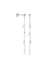 Zilver Gerhodineerd Oorhangers Parel 1338139 - PansiteNederland.nl