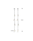 Zilver Gerhodineerd Oorhangers Parel 1338139 - PansiteNederland.nl