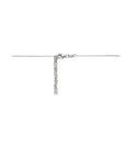 zilver gerhodineerd collier hartjes 41 + 4 cm 1338188