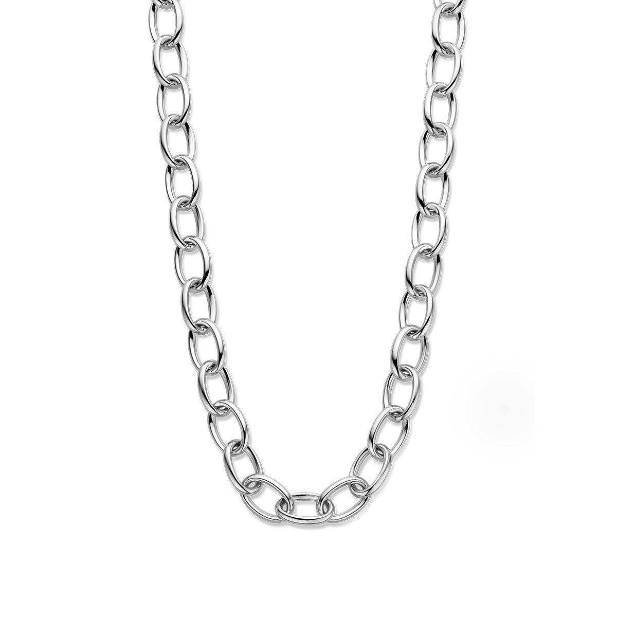 zilver gerhodineerd collier anker 11,5 mm 50 cm 1338250 - PansiteNederland.nl