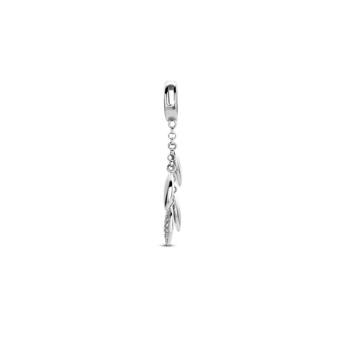 zilver gerhodineerd hanger zirkonia 1338274 - PansiteNederland.nl