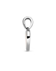 zilver gerhodineerd hanger parelmoer hart 1338341 - PansiteNederland.nl