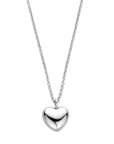 zilver gerhodineerd collier hart 1,5 mm 40 + 5 cm 1338359