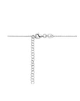 zilver gerhodineerd collier hart 1,5 mm 40 + 5 cm 1338359