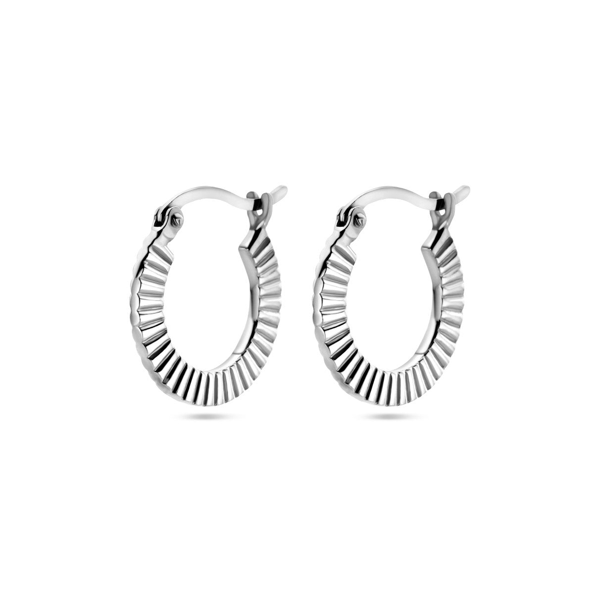 Zilver Gerhodineerd Oorringen 1338385 - PansiteNederland.nl